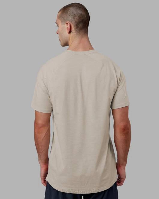 Z8RH965 LSKD Männer Perform Vapourflx T-Shirt – Schieferbeige Bekleidung