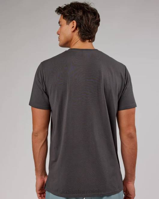 Z8RH974 LSKD Männer Weld Flxcotton Taschen-T-Shirt – Asphalt Bekleidung