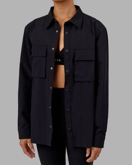 Z8RH474 LSKD unisex Utility-Jacke – schwarz Bekleidung