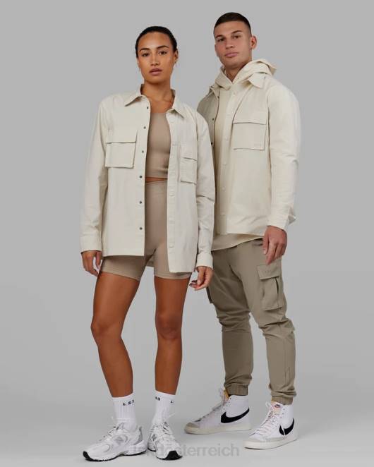 Z8RH475 LSKD unisex Utility-Jacke – Knochen Bekleidung