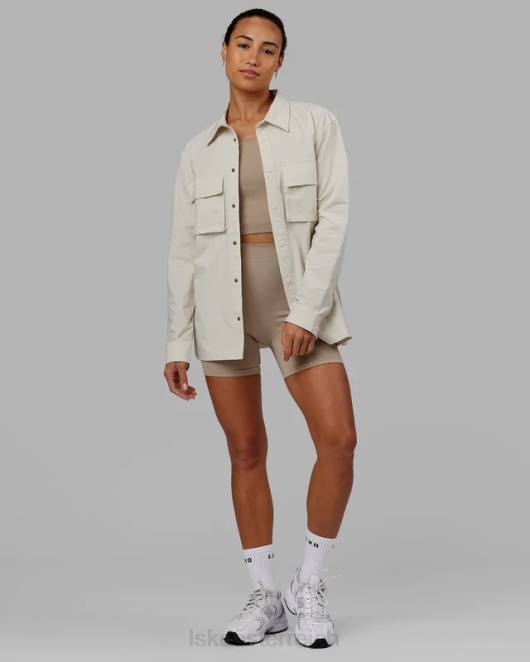 Z8RH475 LSKD unisex Utility-Jacke – Knochen Bekleidung