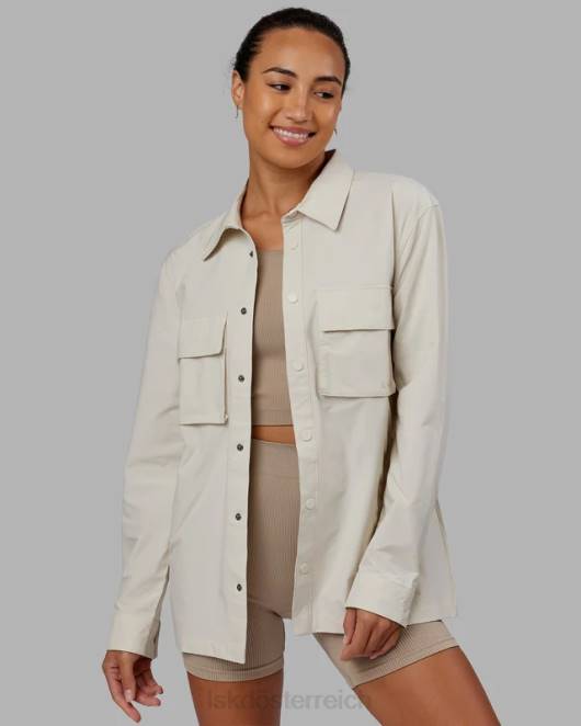 Z8RH475 LSKD unisex Utility-Jacke – Knochen Bekleidung