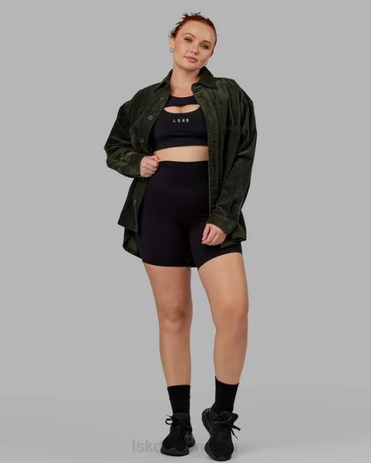 Z8RH492 LSKD unisex ikonische Cordjacke – Waldnacht Bekleidung