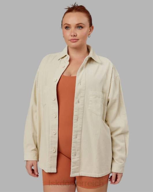 Z8RH493 LSKD unisex Ikonische Kordeljacke – Knochen Bekleidung