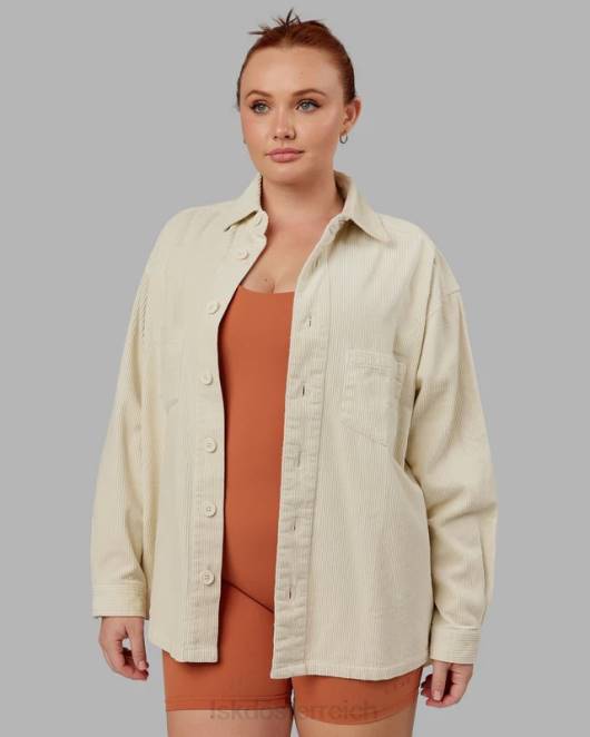 Z8RH493 LSKD unisex Ikonische Kordeljacke – Knochen Bekleidung