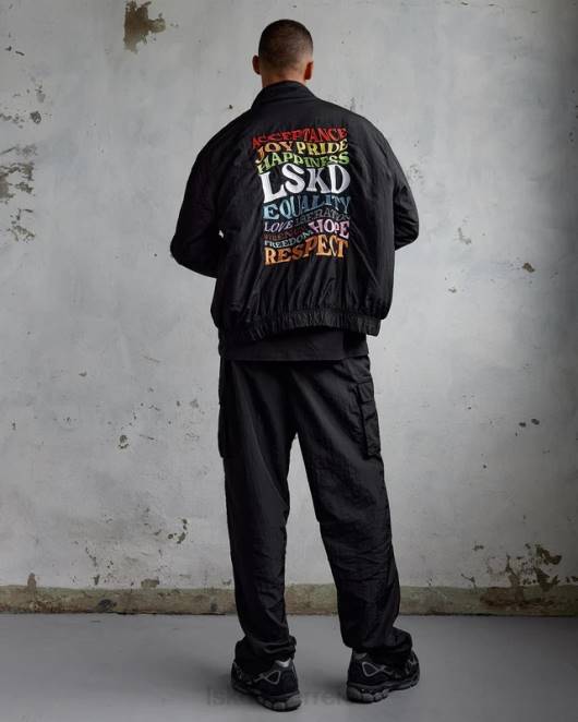 Z8RH494 LSKD unisex Amplify Bomberjacke – Schwarz Bekleidung