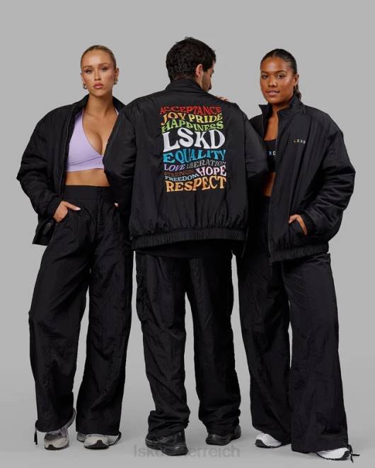 Z8RH494 LSKD unisex Amplify Bomberjacke – Schwarz Bekleidung