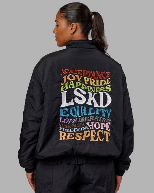 Z8RH494 LSKD unisex Amplify Bomberjacke – Schwarz Bekleidung