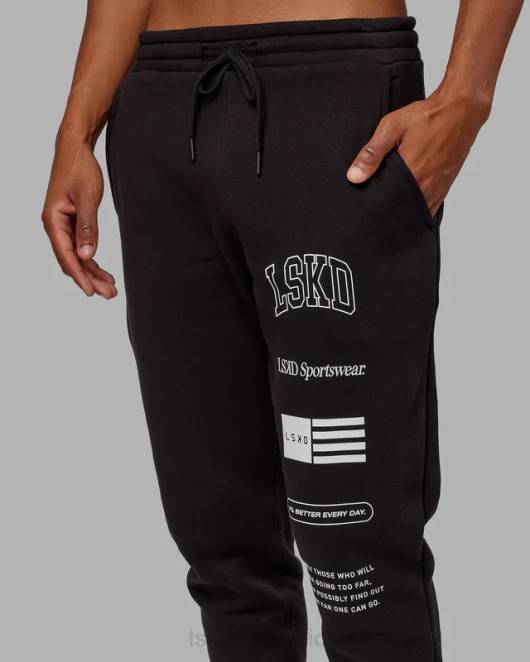 Z8RH735 LSKD unisex Academy Jogger – Schwarz Bekleidung