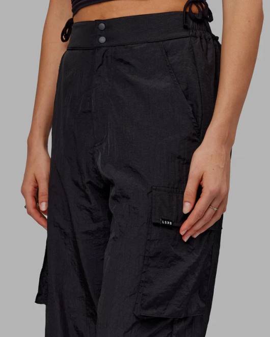 Z8RH740 LSKD unisex Ganztägige Performance-Cargohose – Schwarz Bekleidung