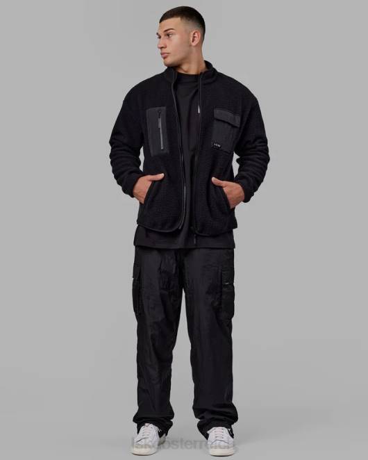 Z8RH740 LSKD unisex Ganztägige Performance-Cargohose – Schwarz Bekleidung