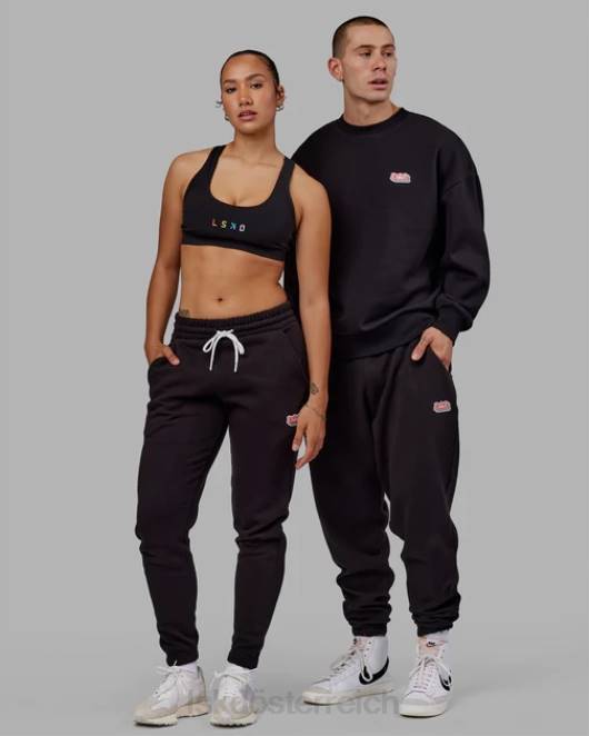 Z8RH741 LSKD unisex Radiate Jogger – Schwarz Bekleidung