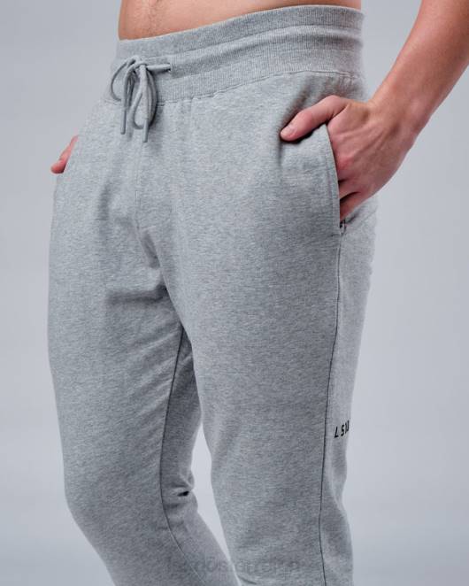 Z8RH747 LSKD unisex Rival Flxfleece Jogger – Hellgrau Marl Bekleidung