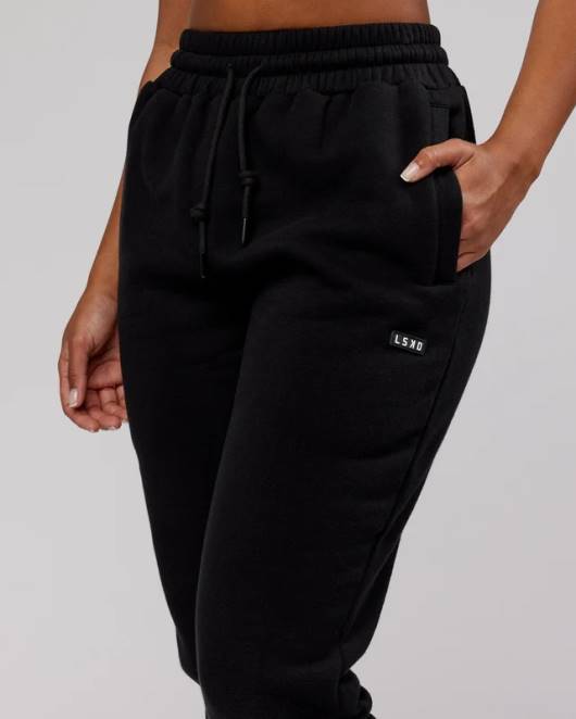 Z8RH762 LSKD unisex Ikonischer Jogger – Schwarz Bekleidung