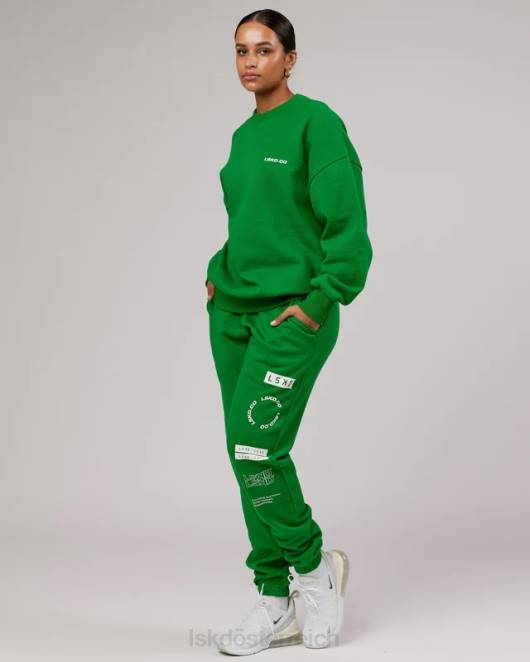 Z8RH763 LSKD unisex Kombi-Jogger – leuchtendes Grün Bekleidung