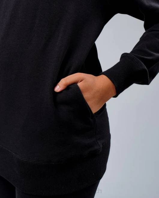 Z8RH370 LSKD unisex Rival Flxfleece Training Fit Kapuzenpullover – Schwarz Bekleidung