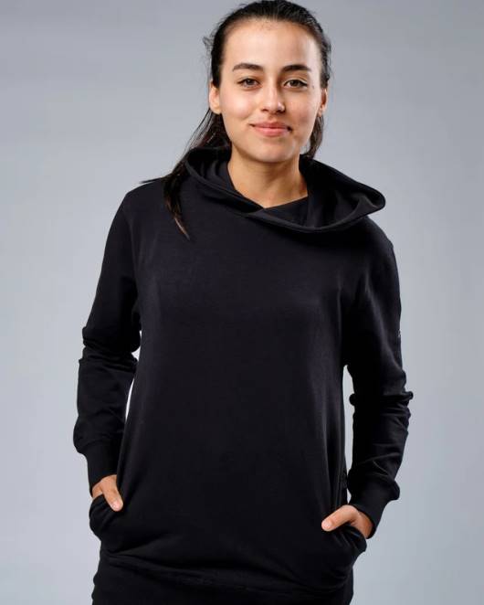 Z8RH370 LSKD unisex Rival Flxfleece Training Fit Kapuzenpullover – Schwarz Bekleidung