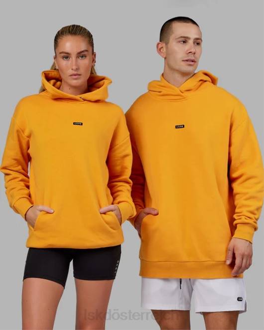 Z8RH431 LSKD unisex Grundlegender Kapuzenpullover in Übergröße – Butterscotch Bekleidung
