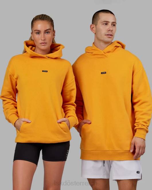 Z8RH431 LSKD unisex Grundlegender Kapuzenpullover in Übergröße – Butterscotch Bekleidung