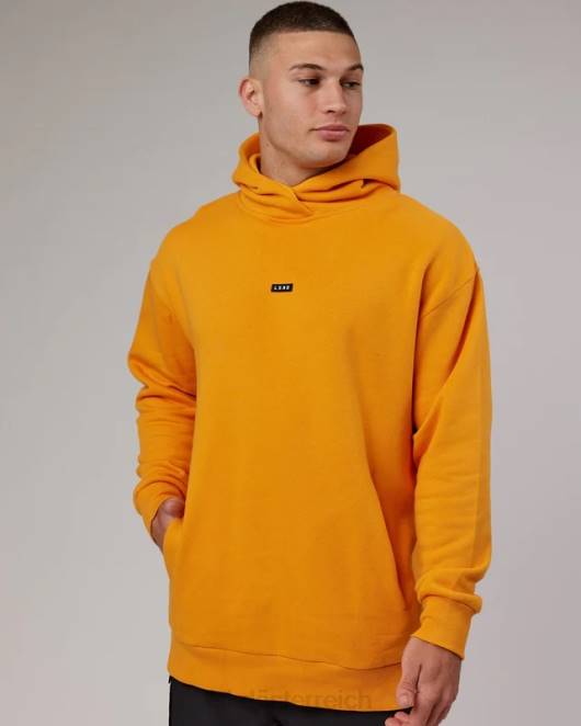 Z8RH431 LSKD unisex Grundlegender Kapuzenpullover in Übergröße – Butterscotch Bekleidung