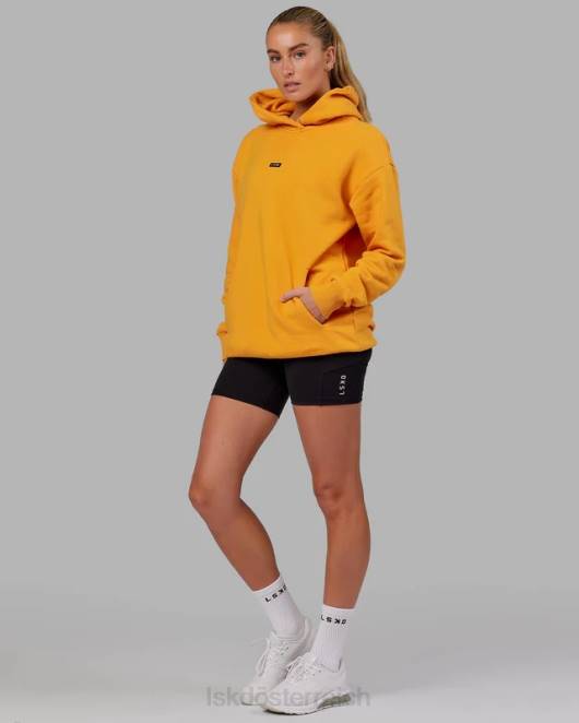 Z8RH431 LSKD unisex Grundlegender Kapuzenpullover in Übergröße – Butterscotch Bekleidung