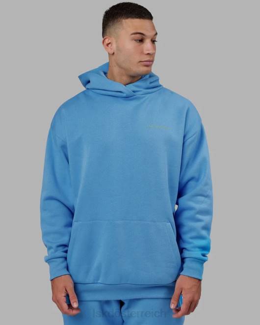 Z8RH446 LSKD unisex Motion Hoodie Übergröße - Azurblau Bekleidung
