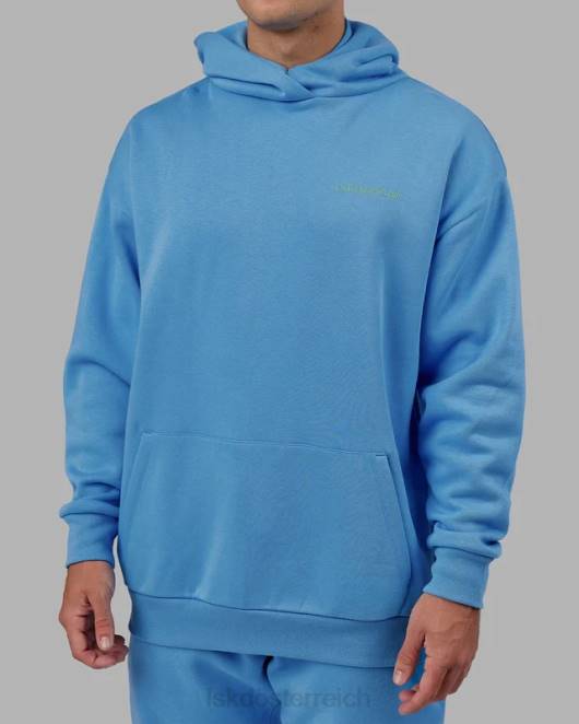 Z8RH446 LSKD unisex Motion Hoodie Übergröße - Azurblau Bekleidung