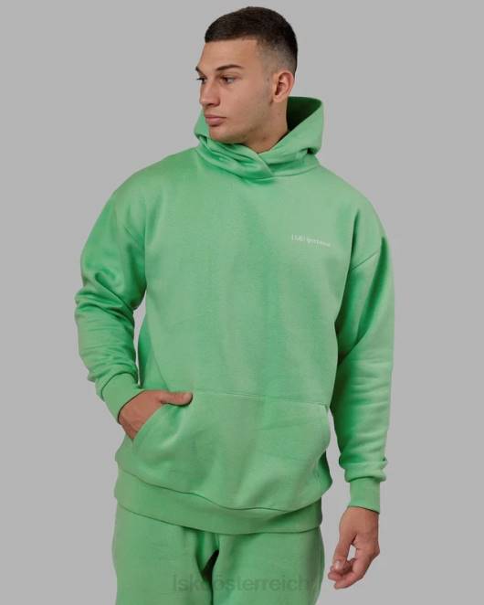 Z8RH449 LSKD unisex Motion Kapuzenpullover in Übergröße – Apfelminze Bekleidung