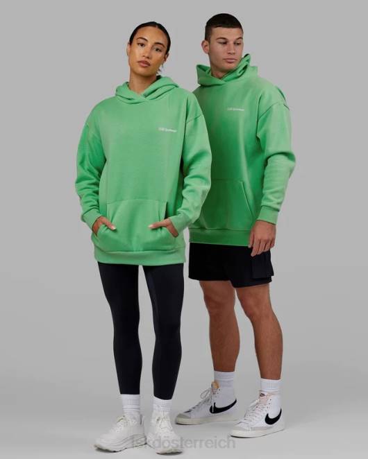 Z8RH449 LSKD unisex Motion Kapuzenpullover in Übergröße – Apfelminze Bekleidung
