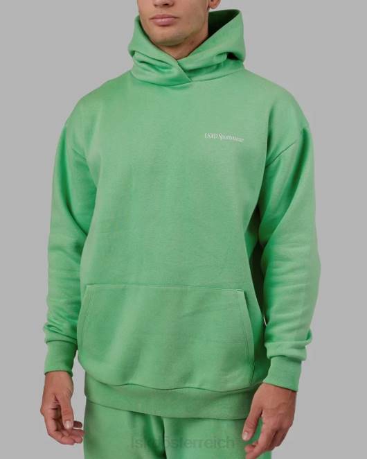 Z8RH449 LSKD unisex Motion Kapuzenpullover in Übergröße – Apfelminze Bekleidung