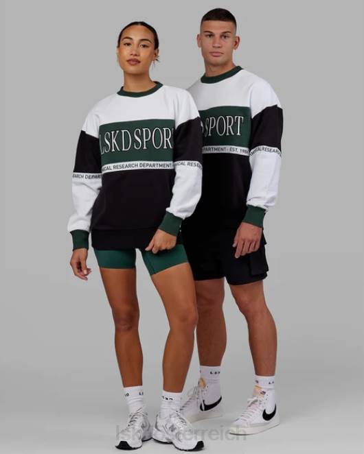 Z8RH394 LSKD unisex Sportif Pullover Oversize - vital grün-multi Bekleidung