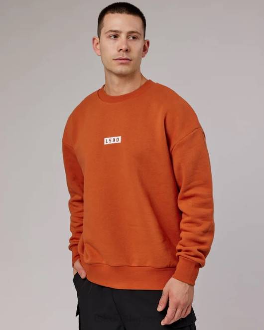 Z8RH414 LSKD unisex Cornerstone-Pullover in Übergröße – Auburn Bekleidung