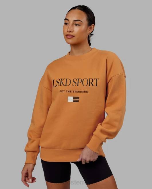 Z8RH422 LSKD unisex Flag-Pullover in Übergröße – Sonnenuhr Bekleidung