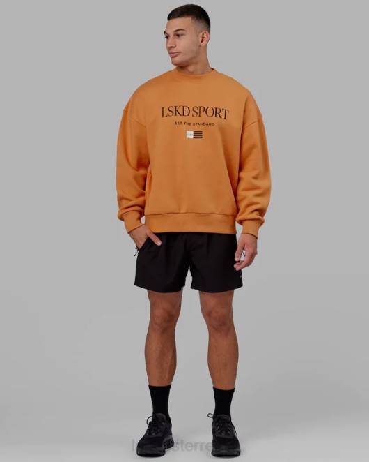 Z8RH422 LSKD unisex Flag-Pullover in Übergröße – Sonnenuhr Bekleidung