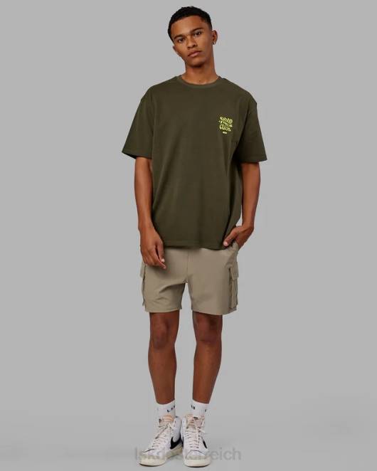 Z8RH225 LSKD unisex Good Times Schwergewichts-T-Shirt in Übergröße – Forest Night-Mint Bekleidung