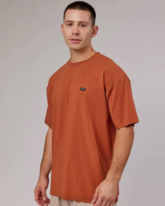 Z8RH239 LSKD unisex Kapsel-Flxcotton-T-Shirt in Übergröße – Auburn Bekleidung