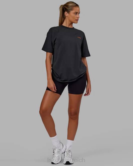 Z8RH253 LSKD unisex Lift-up-Flexcotton-T-Shirt in Übergröße – phantomsüßes Mandarin Bekleidung