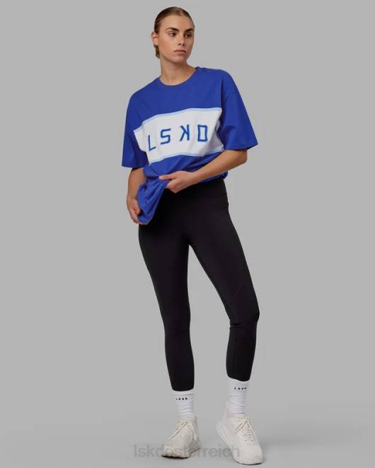 Z8RH257 LSKD unisex Ausgerichtetes, schweres T-Shirt in Übergröße – Power Cobalt Bekleidung