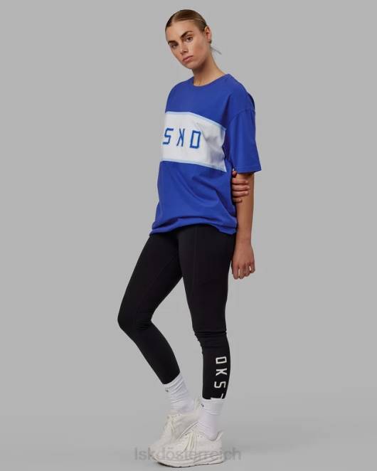 Z8RH257 LSKD unisex Ausgerichtetes, schweres T-Shirt in Übergröße – Power Cobalt Bekleidung