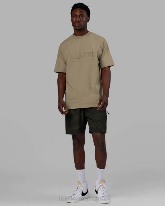 Z8RH260 LSKD unisex Geprägtes, schweres T-Shirt in Übergröße – Lorbeereiche Bekleidung