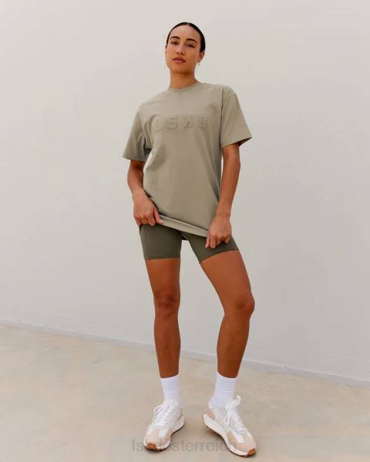 Z8RH260 LSKD unisex Geprägtes, schweres T-Shirt in Übergröße – Lorbeereiche Bekleidung