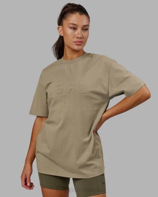 Z8RH260 LSKD unisex Geprägtes, schweres T-Shirt in Übergröße – Lorbeereiche Bekleidung