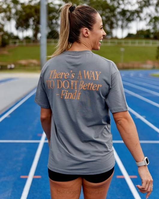 Z8RH265 LSKD unisex vs4 flxcotton T-Shirt in Übergröße – Graphit-Tangerine Bekleidung