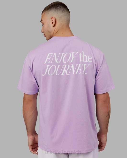 Z8RH274 LSKD unisex vs1 flxcotton T-Shirt in Übergröße – blasses Flieder Bekleidung