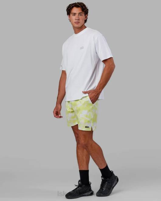 Z8RH309 LSKD unisex Strive Flxcotton T-Shirt in Übergröße – Weiß Bekleidung