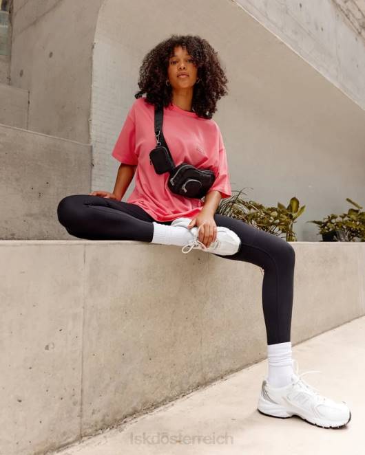 Z8RH310 LSKD unisex Strebe flxcotton T-Shirt in Übergröße – Sunkist Coral Bekleidung