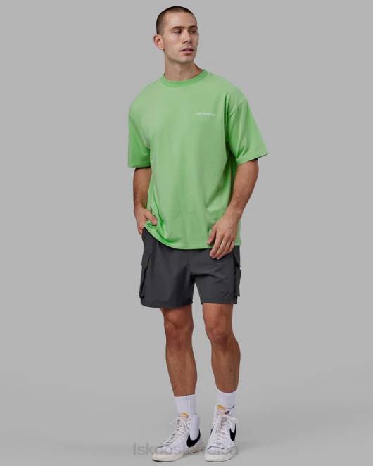 Z8RH311 LSKD unisex Motion Flxcotton T-Shirt in Übergröße – Apfelminze Bekleidung