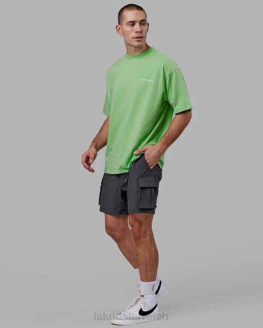 Z8RH311 LSKD unisex Motion Flxcotton T-Shirt in Übergröße – Apfelminze Bekleidung