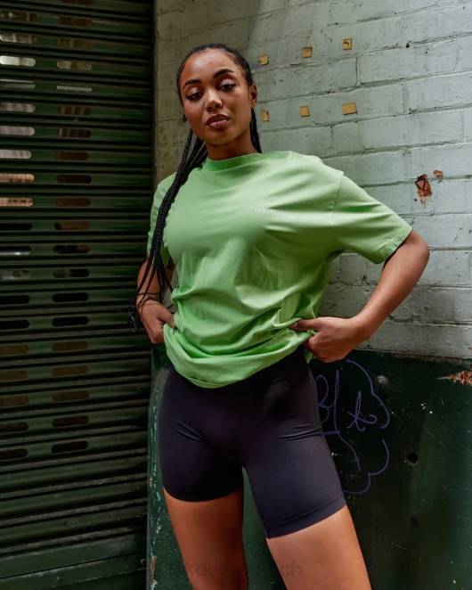 Z8RH311 LSKD unisex Motion Flxcotton T-Shirt in Übergröße – Apfelminze Bekleidung