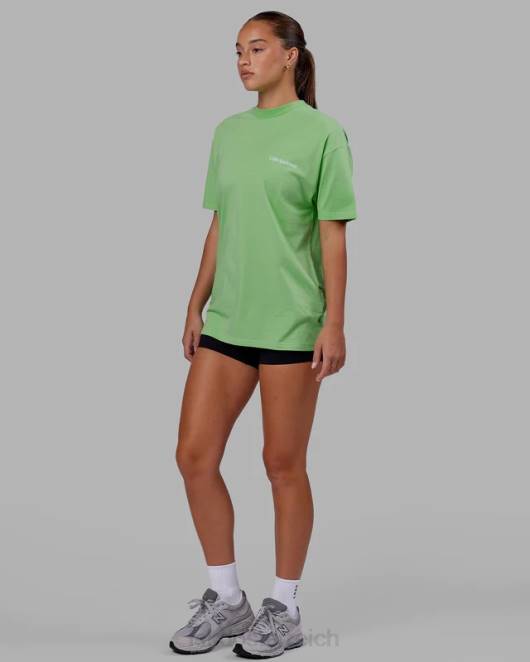 Z8RH311 LSKD unisex Motion Flxcotton T-Shirt in Übergröße – Apfelminze Bekleidung